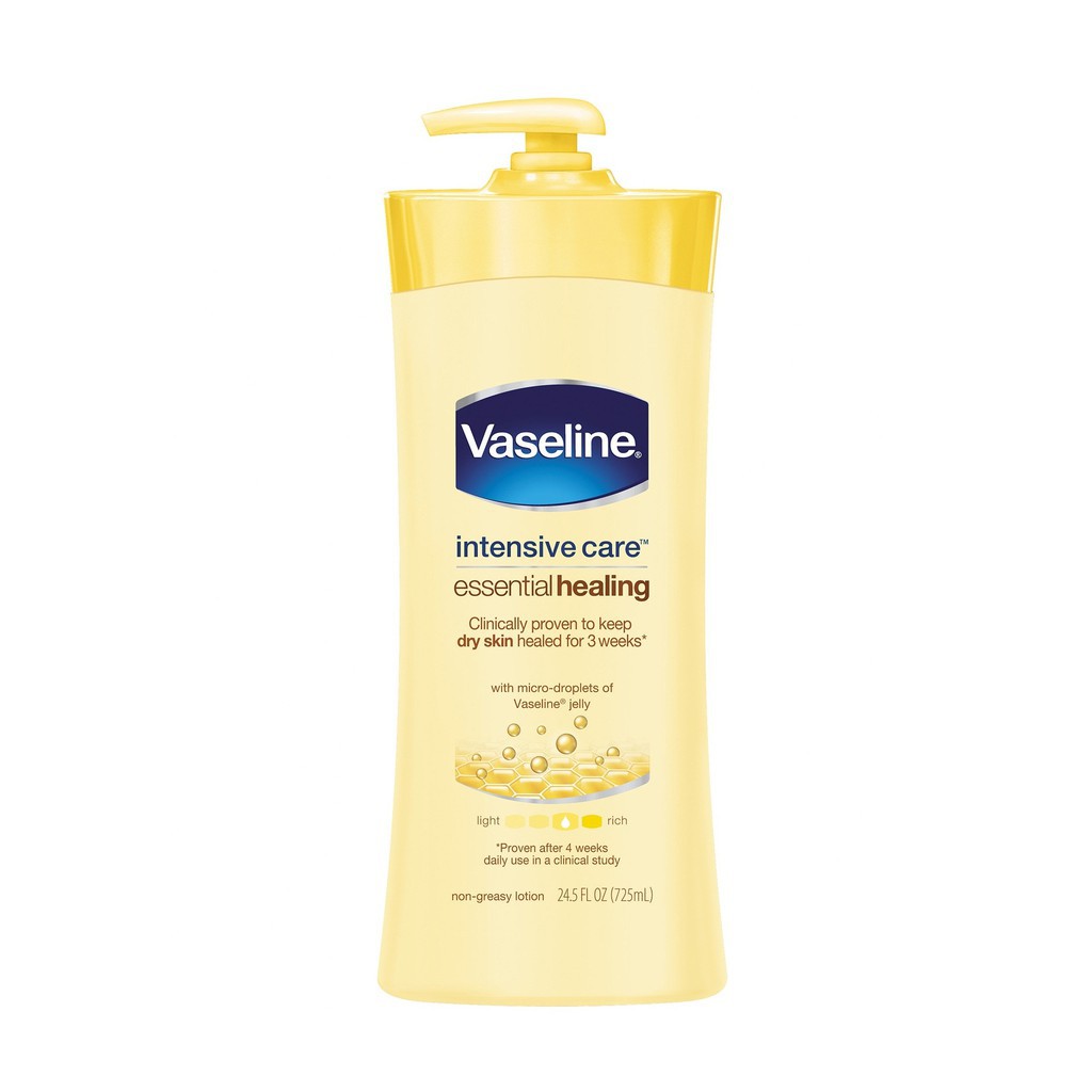 Sữa dưỡng thể Vaseline Intensive Care Deep Restore 725ml Vàng