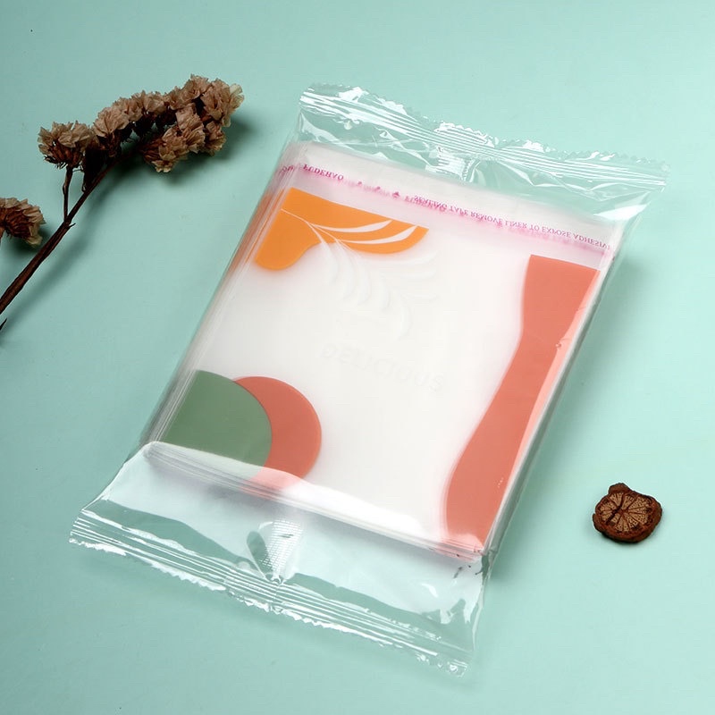 Sét 100 Túi đựng bánh trung thu dán miệng túi  mẫu 2022- Từ 50g, 60g đến 80g, 100g