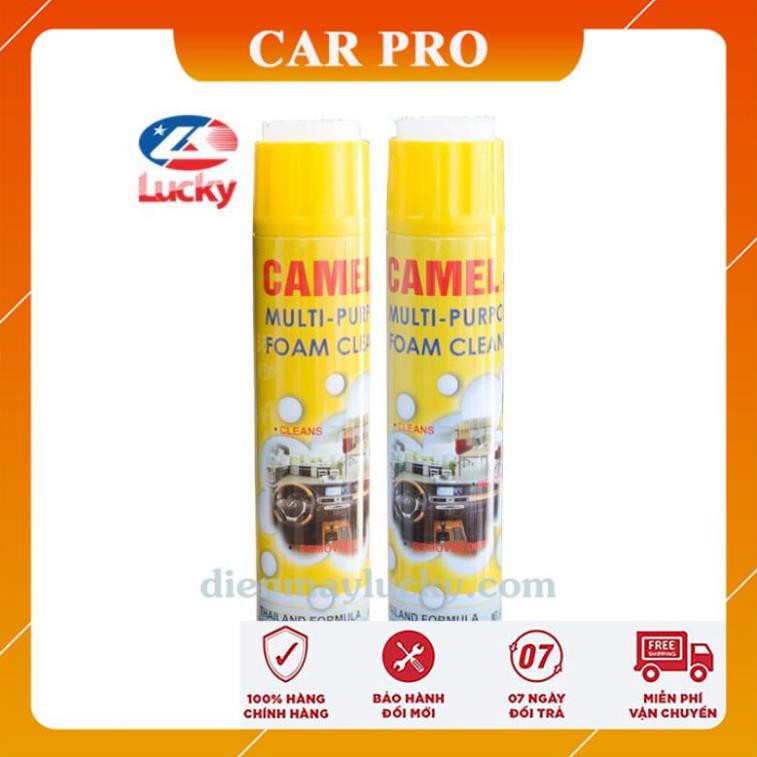 Bình xịt tẩy vệ sinh nội thất ô tô chính hãng Camel - CAR PRO