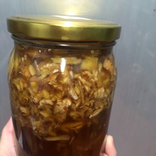 Mật ong ngâm gừng handmade