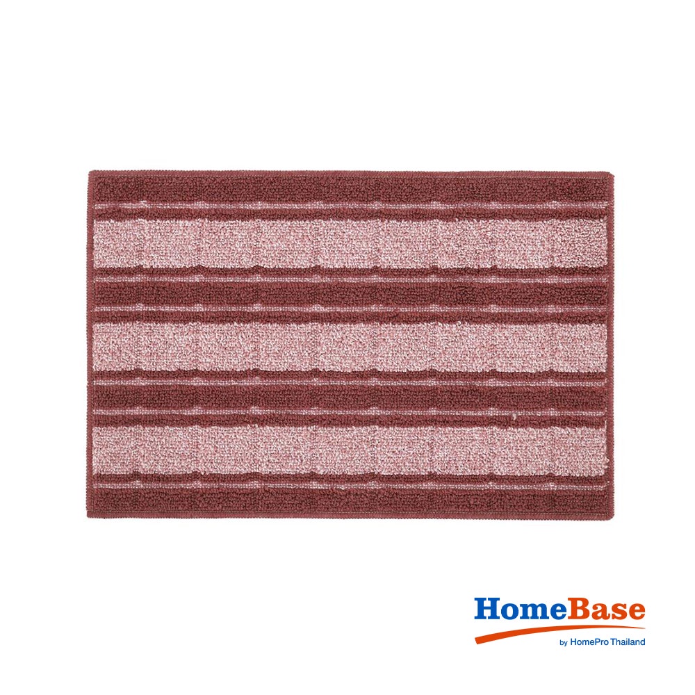 HomeBase HLS Thảm lót sàn thảm lau chân phòng tắm HLS 45x70cm màu Hồng