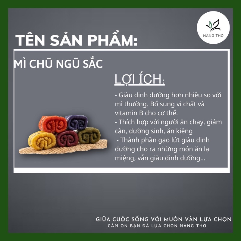 ✅ ĐẶC SẢN MÌ CHŨ NGŨ SẮC BẮC GIANG - 1000gr