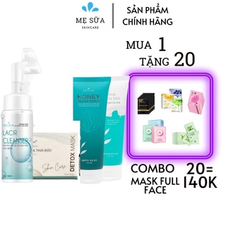 Bộ skincare cho da dầu mụn dr.lacir . bộ sản phẩm chăm sóc da gồm 4 món chính hãng dr.lacir