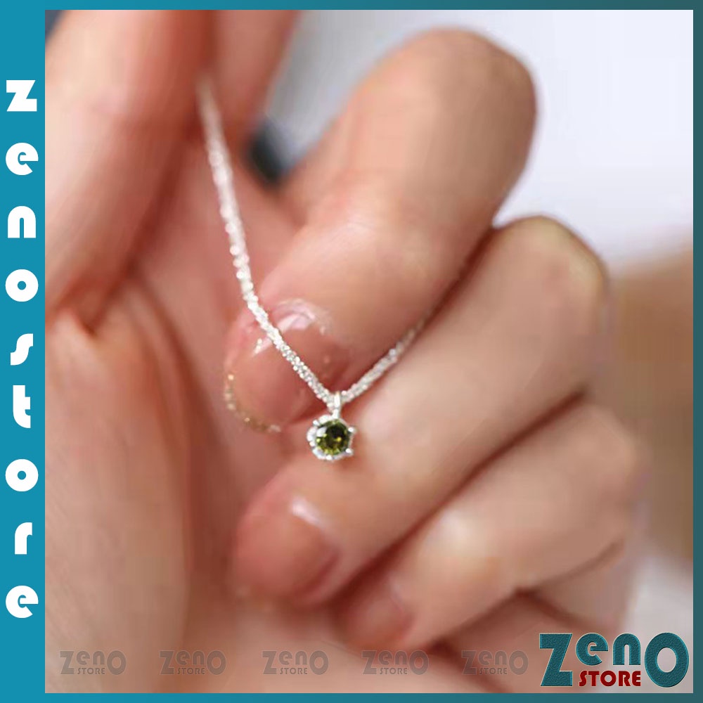 Vòng cổ gypsophila (full box) DC09, dây chuyền titan phong cách Hàn Quốc