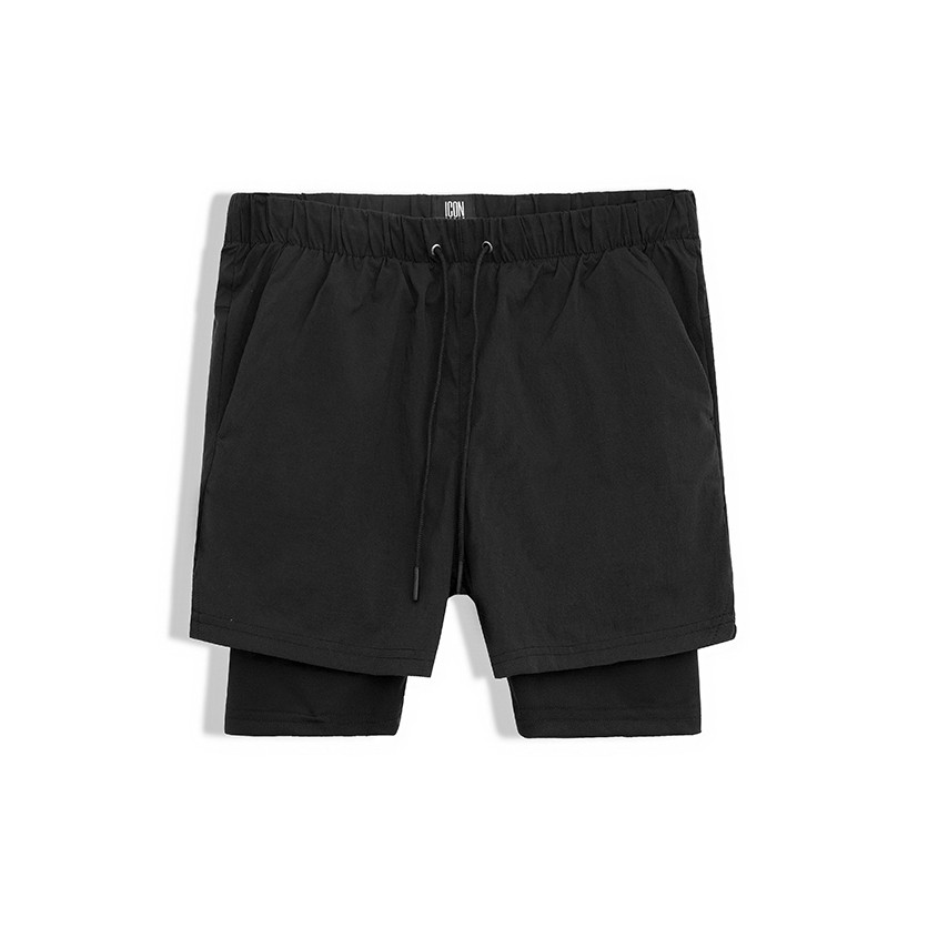 [Mã FAMALLT5 giảm 15% đơn 150K] Quần Short Dù Thể Thao 2 Lớp Relaxed Training | BigBuy360 - bigbuy360.vn