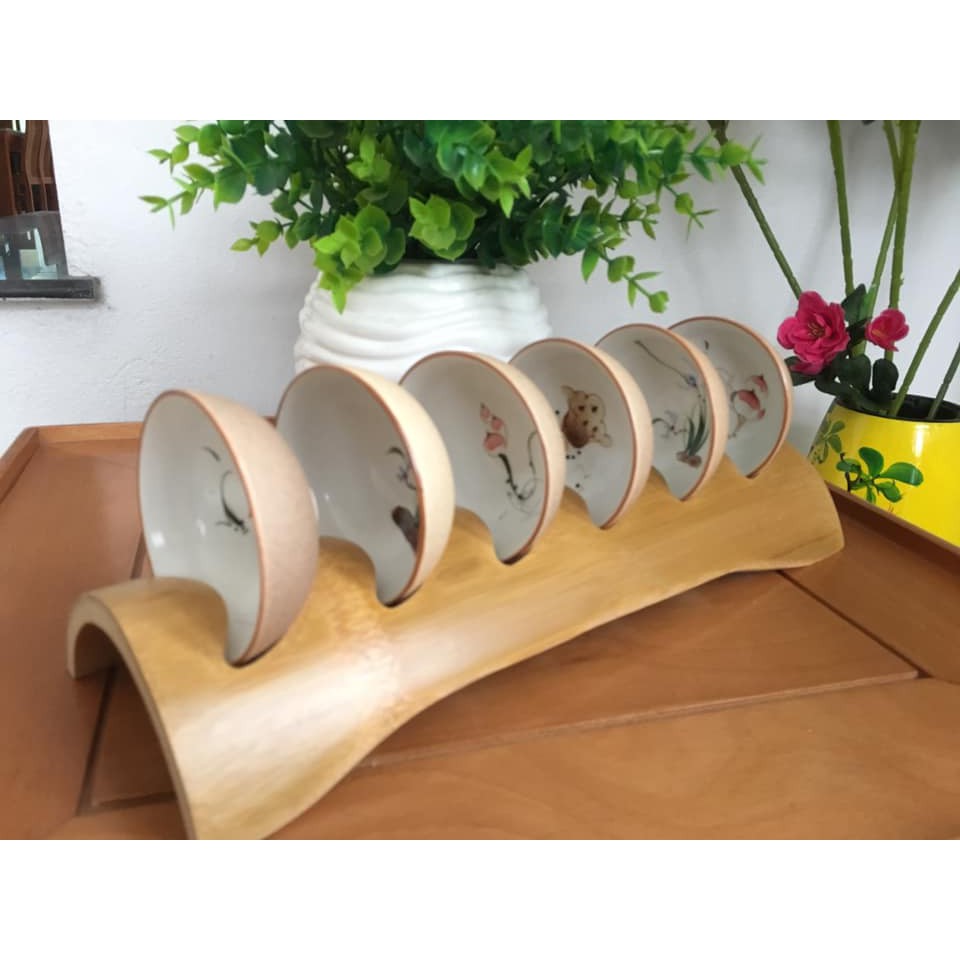 Gác chén bàn trà đạo tiện dụng