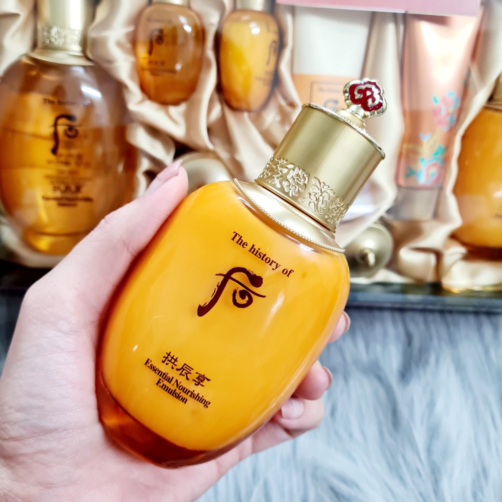 Sữa dưỡng cấp ẩm, nâng cơ Whoo vàng 110ml tách set (date 2026)