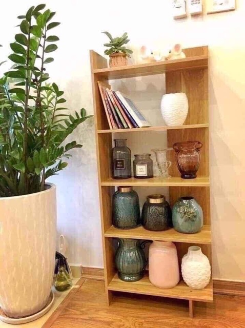 Kệ gỗ góc tường