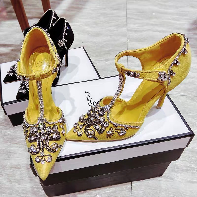 (k có sẵn) dép sandal kín mũi đính hạt độc lạ 1003