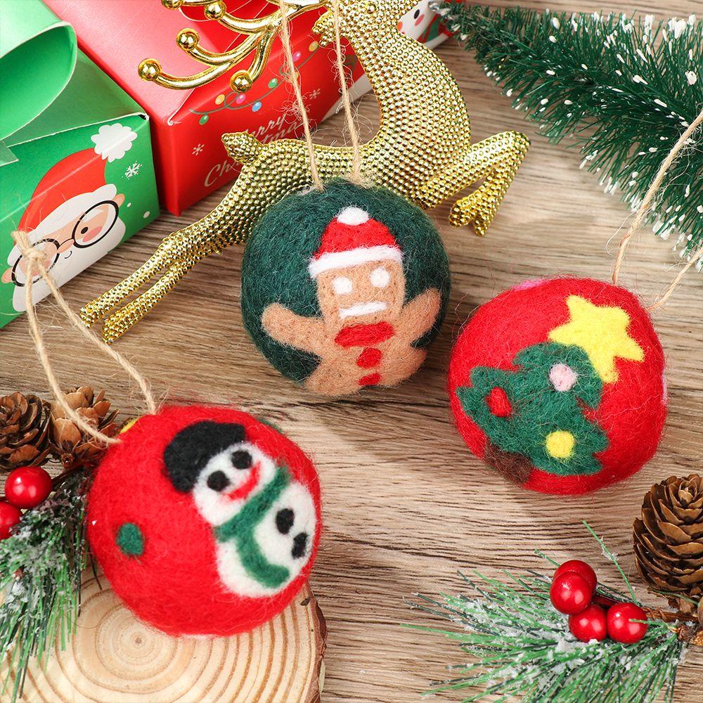 Phụ Kiện Treo Trang Trí Giáng Sinh Hình Tuần Lộc / Ông Già Noel