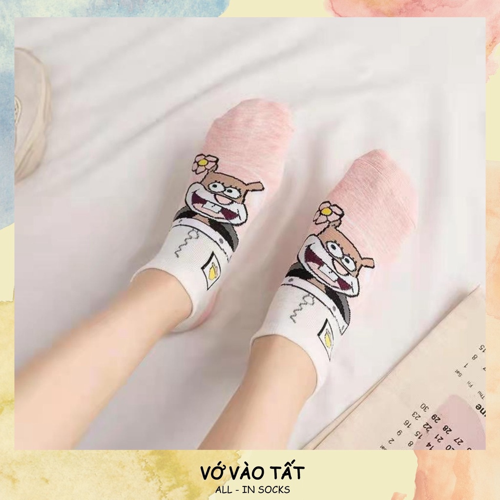 TẤT VỚ CỔ NGẮN HOẠT HÌNH BỌT BIỂN