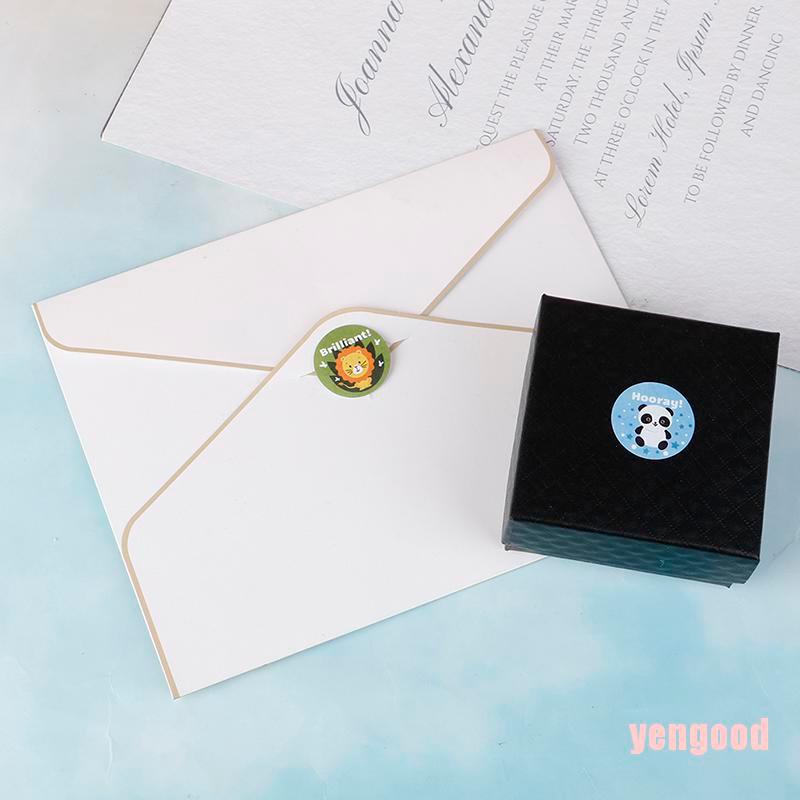 Bộ 500 Miếng Dán Hình Động Vật Dễ Thương Cho Học Sinh