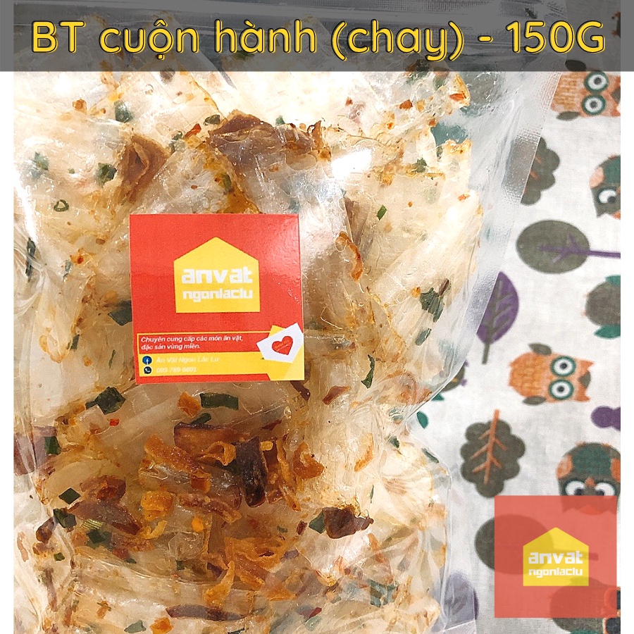 Bánh tráng cuộn hành phi, ăn chay được - Đặc sản Tây Ninh