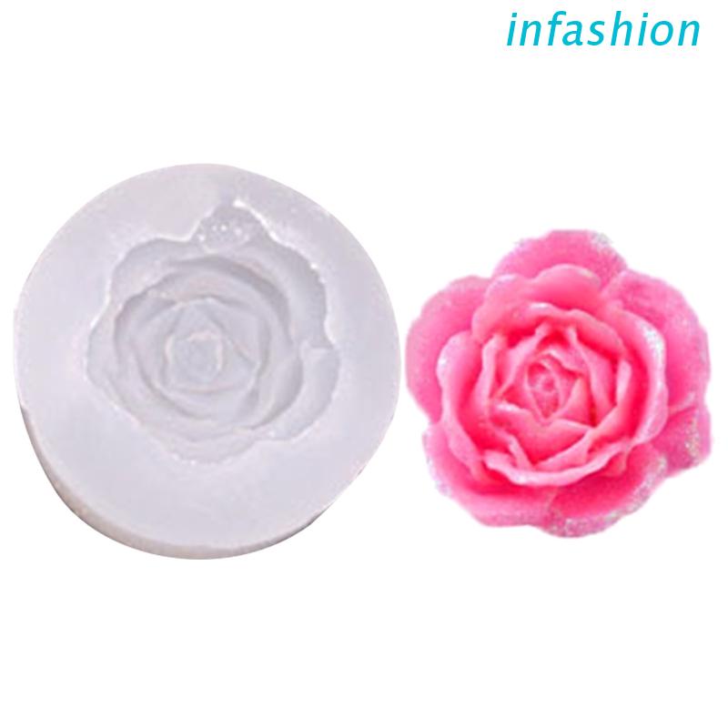 Khuôn Silicone Làm Móc Khóa Resin Epoxy Sáng Bóng Hình Bông Hoa Hình Học DIY