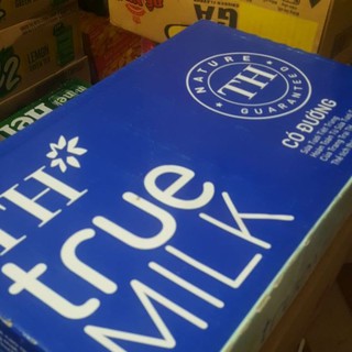 Thùng sữa TH true milk 180ml có đường
