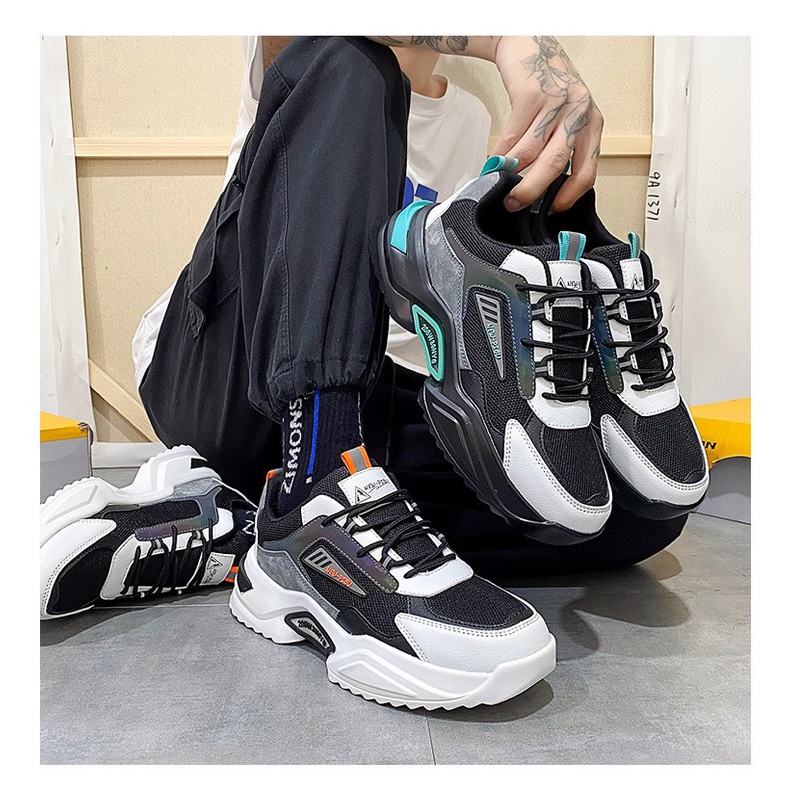 Giày thể thao nam sneaker Phản Quang Newpibu 2022 lịch lãm sang trọng