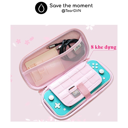 Túi đựng máy chống sốc, chống nước nhiều màu (Akitomo) cho Nintendo Switch Lite