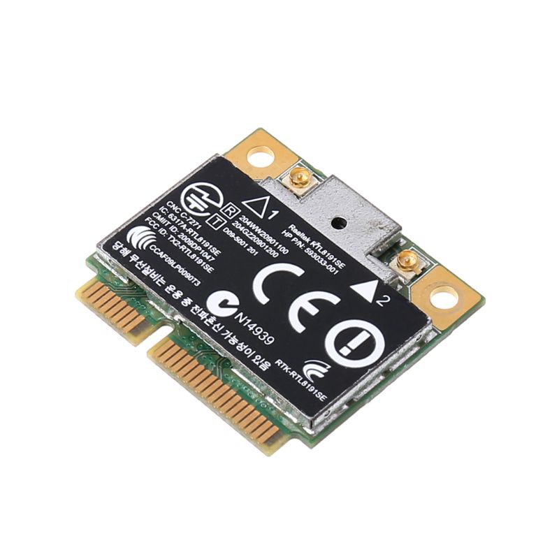 Card wifi 802.11 B/G/N Mini 593533-001 593034-001 cho máy HP CQ42 G42 G62 G72 4520S 4720S 4325S CQ56 RT8191SE | BigBuy360 - bigbuy360.vn