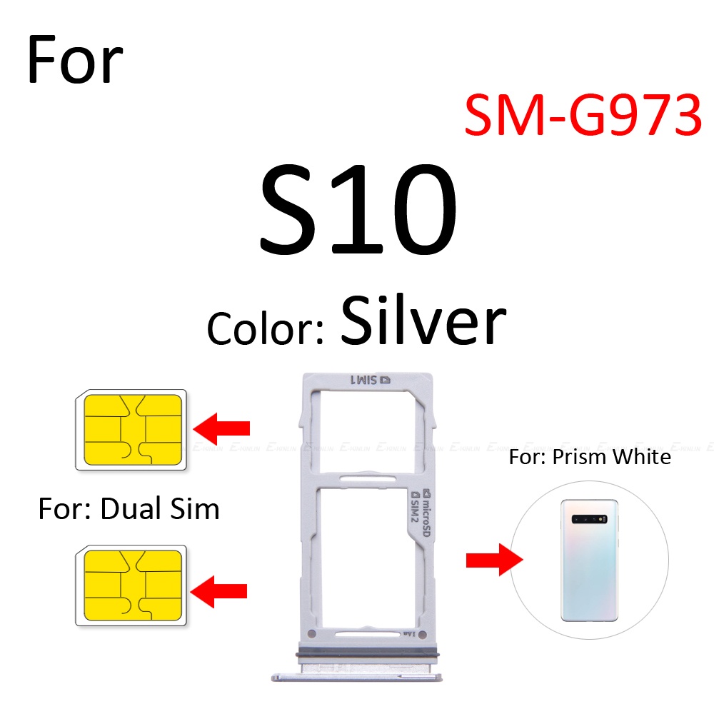 Khay Đựng Thẻ Sim Cho Điện Thoại Samsung Galaxy S10 5G G973 G977