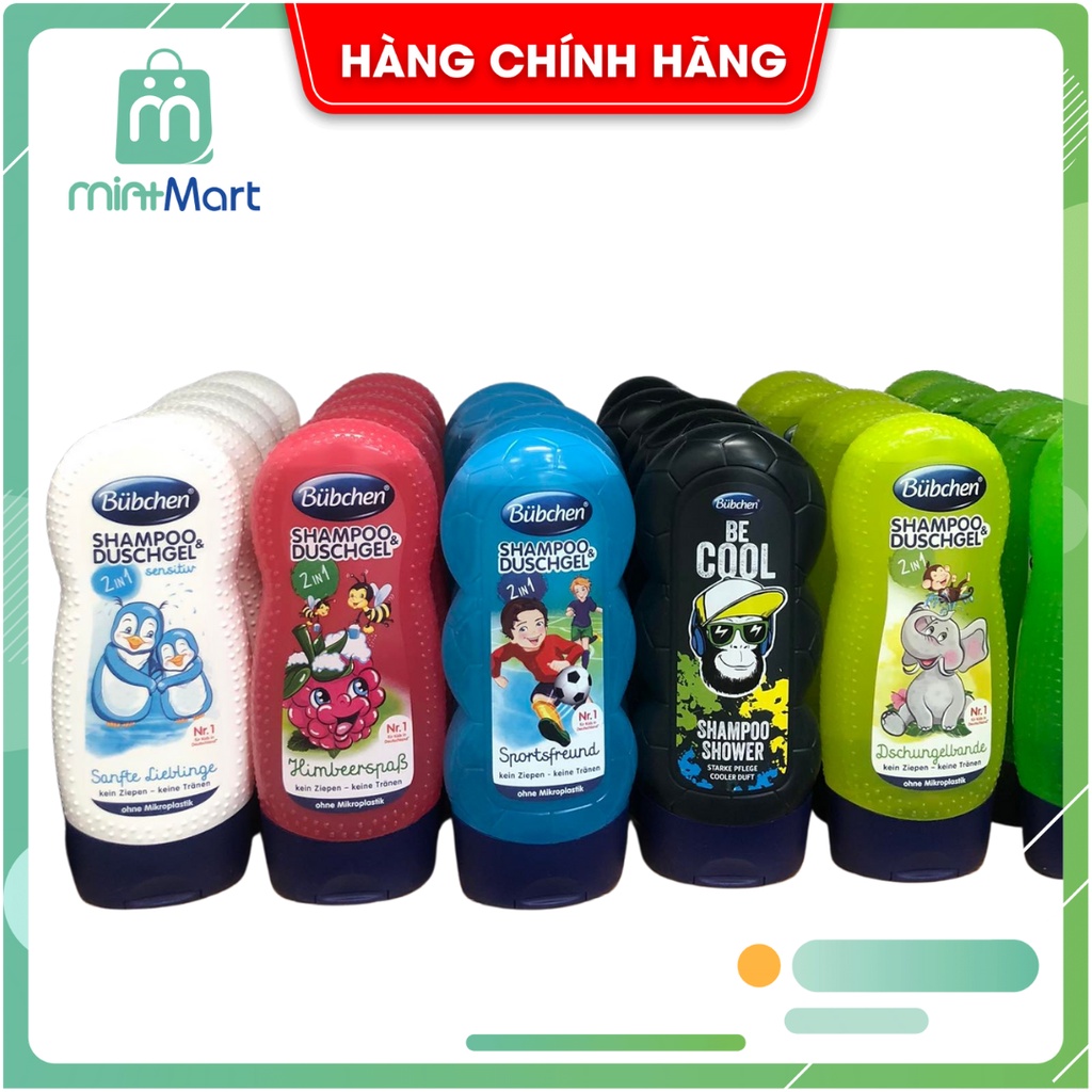 Sữa Tắm Gội Bubchen Kids Shampoo &amp; Duschgel, 230 ml