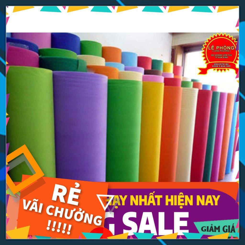 [BÁN CHẠY]  [ Mầm Non ] VẢI DẠ NỈ khổ 90*90 cm ( Inb shop để chọn màu )