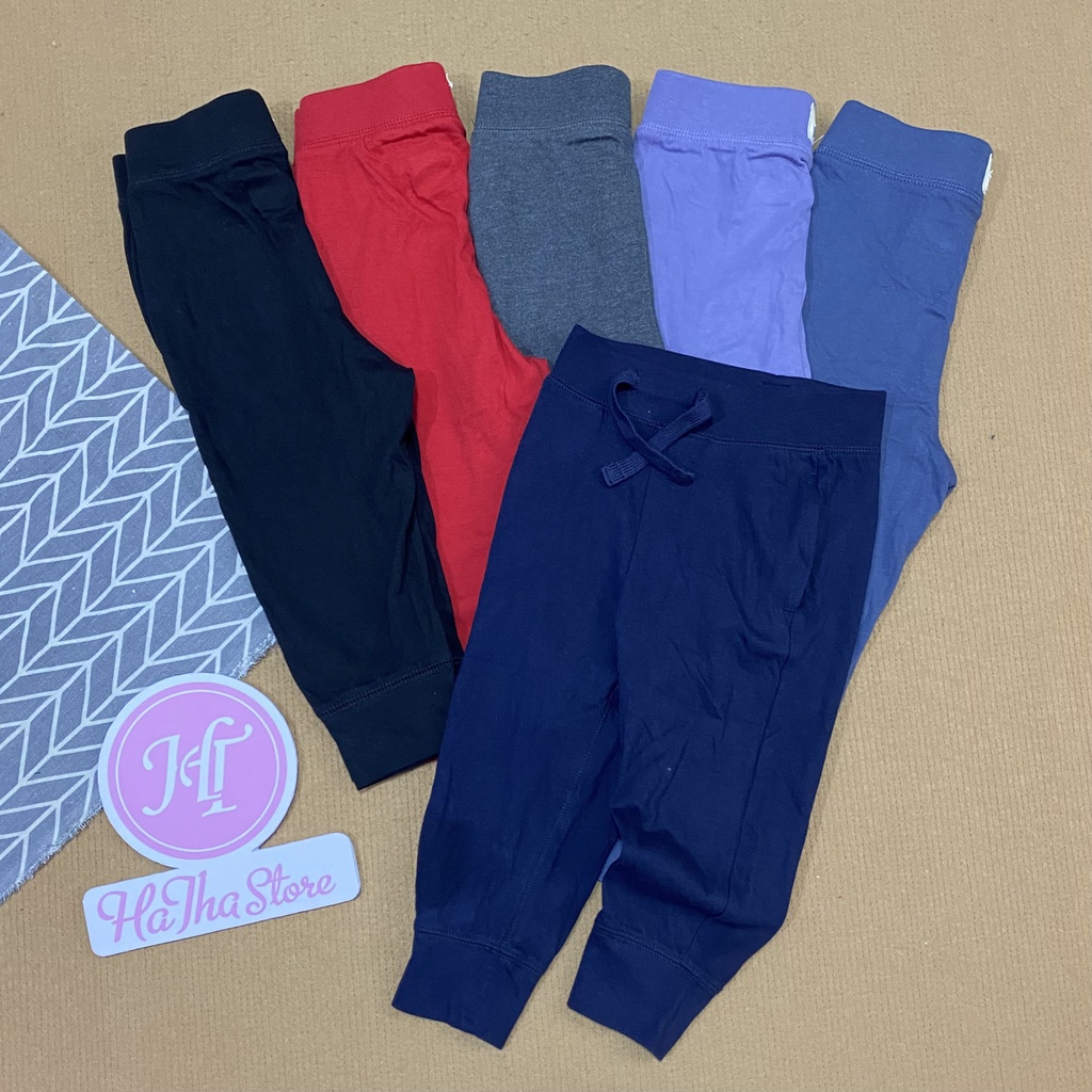 Jogger / Quần thun dài bo ống cho bé trai (10-19kg)
