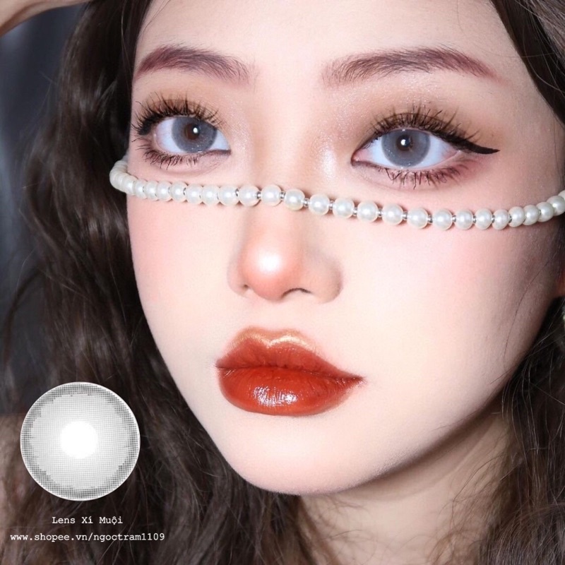Lens mắt xám tây giãn to FB211 có độ