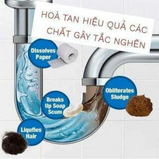 Lọ bột thông tắc cống đa năng