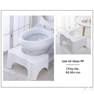 GHẾ KÊ CHÂN NGỒI TOILET - GHẾ ĐIỀU HÒA CHỐNG TÁO BÓN NHỰA VIỆT NHẬT