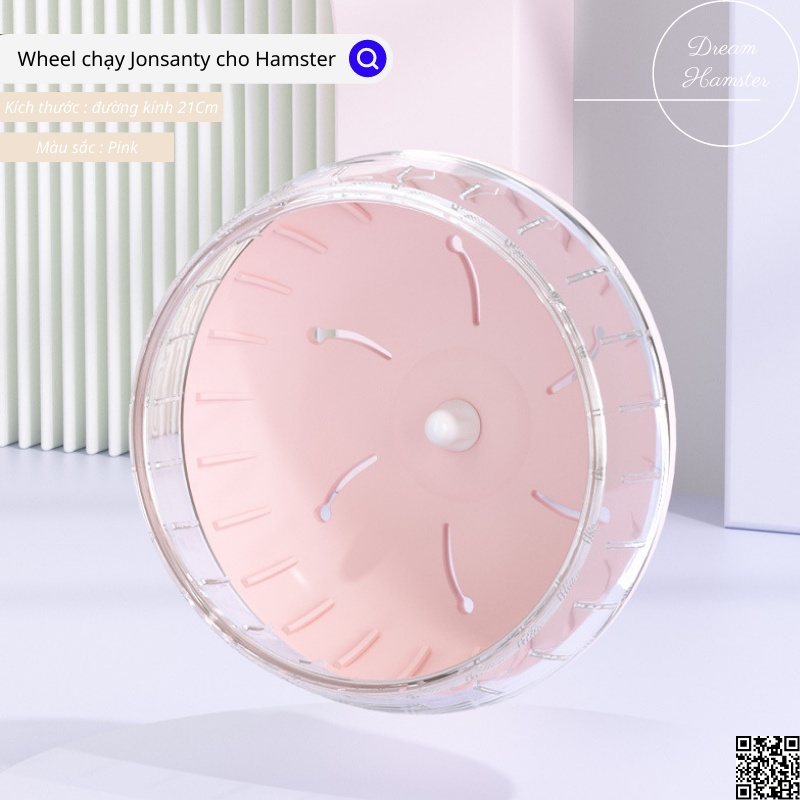 Wheel Jonsanty 17Cm 21Cm cao cấp cho Hamster, Bọ, Nhím ...