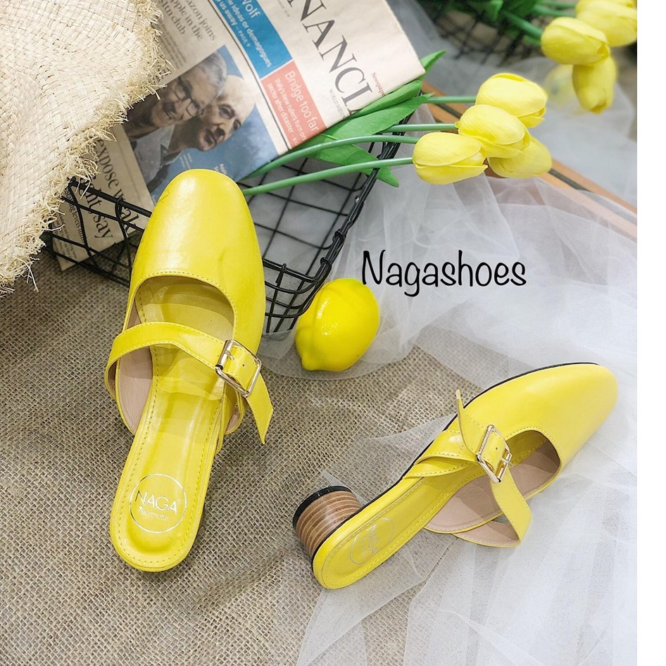 SALE 12-12 <3 DÉP NAGASHOES MŨI VUÔNG KHÓA NHỎ GÓT GỔ 3P NAD80 > . new ‼️ . new ! <3 🇻🇳 2020 : ": :