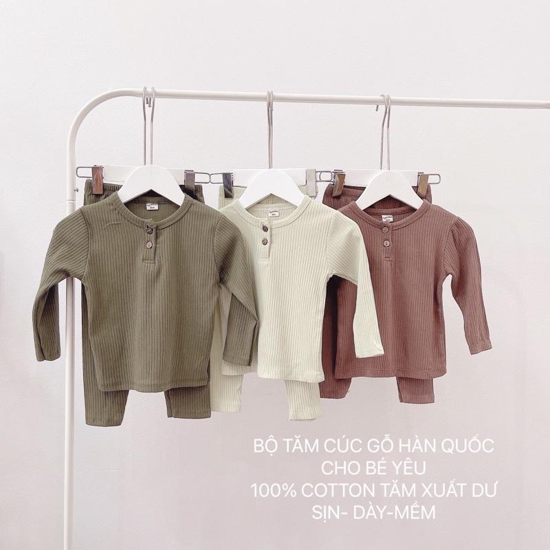 SET 3 BỘ TĂM CÚC GỖ CHO BÉ