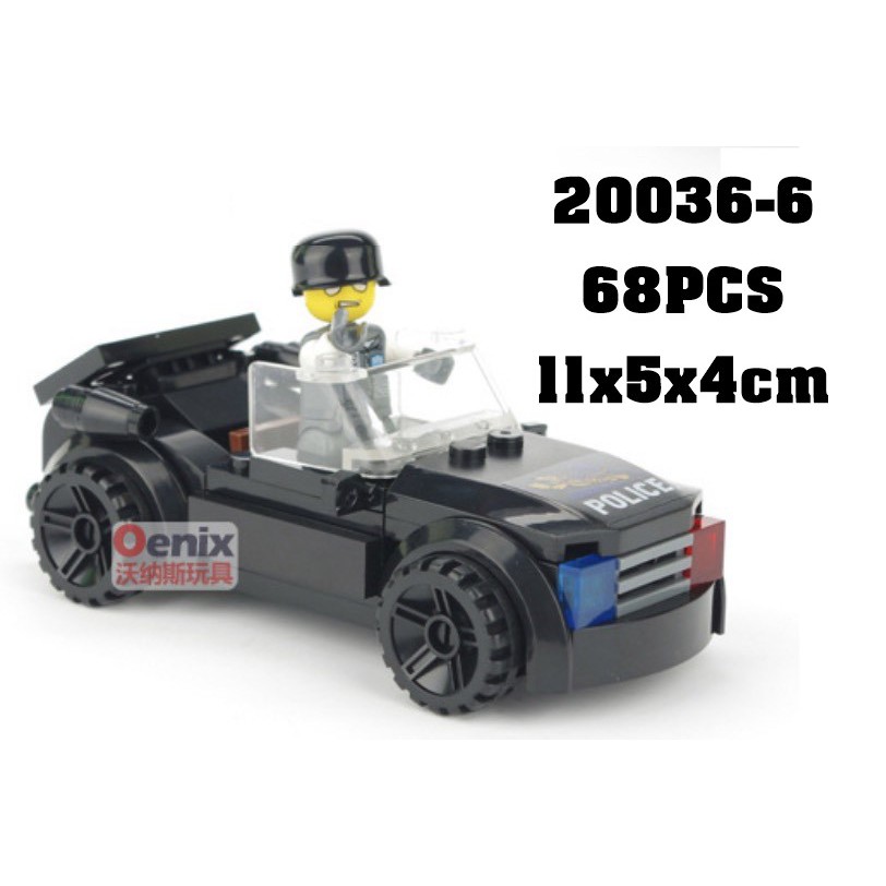 Đồ chơi xếp hình trực thăng 408 chi tiết - 6 trong 1 - 20036