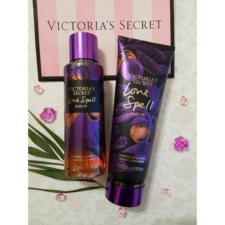 ♘ VICTORIA'S SECRET® Xịt Thơm Toàn Thân Body Mist -  Love Spell Noir 250ml ♘