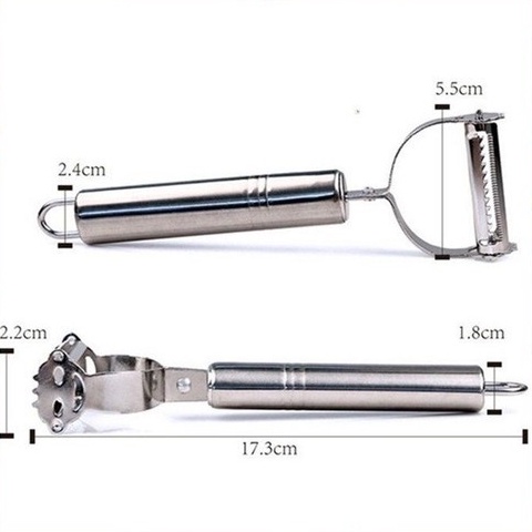 Nạo Hoa Quả Inox Loại 2 Lưỡi 2022