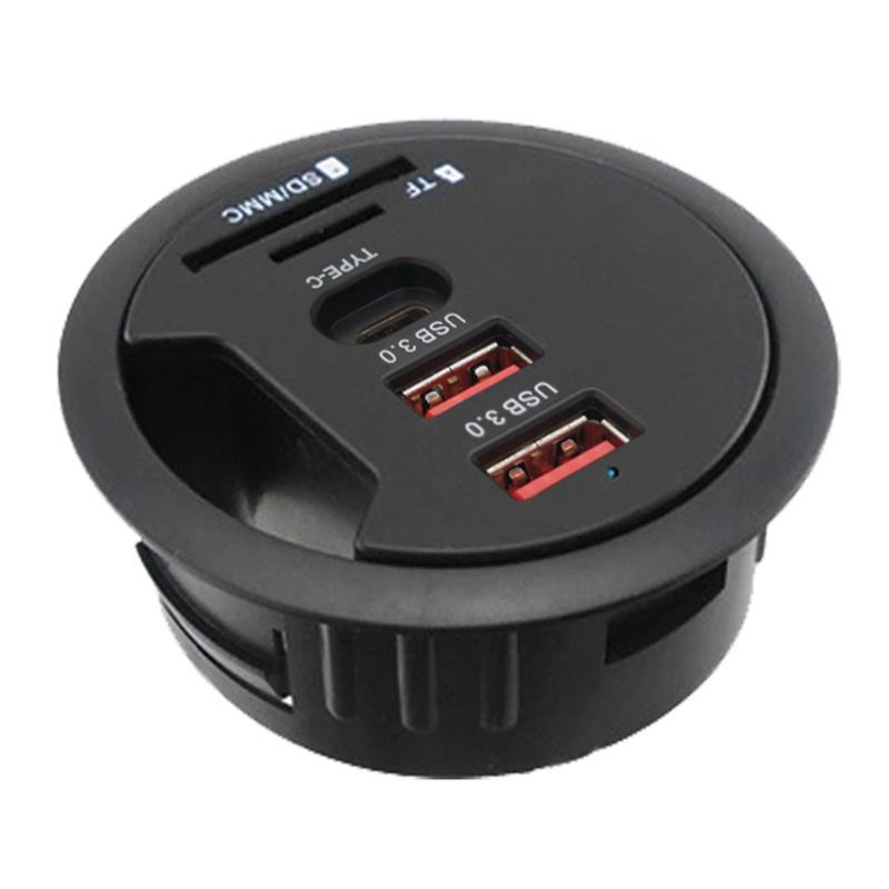Bộ Chuyển Đổi Hub 3 Cổng USB 3.0 Type C Sang Lỗ Cắm Chuyên Dụng