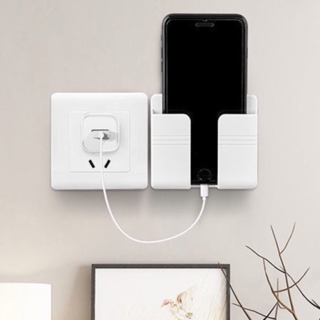 Giá Treo Sạc Điện Thoại Dán Tường Từ Xa Chất Liệu Nhựa Cao Cấp, Móc Treo Điều Khiển BEECOOK