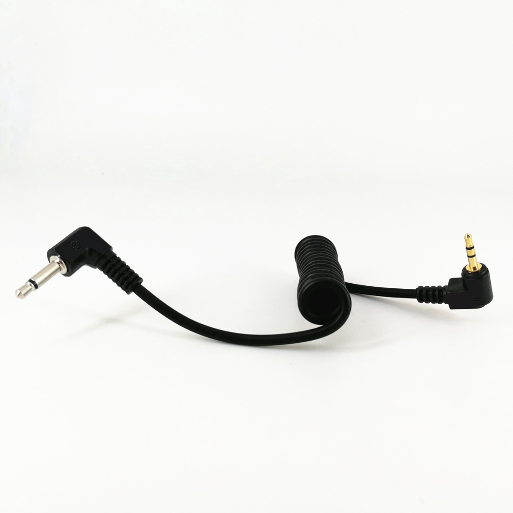 2.5-3.5 2.5mm Male to 3.5mm Male Sync PC Cable Cord for Studio Photography Strobe Flash Speedlite