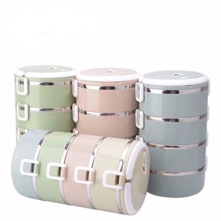CẶP LỒNG CƠM GIỮ NHIỆT 4 TẦNG LÕI INOX CAO CẤP