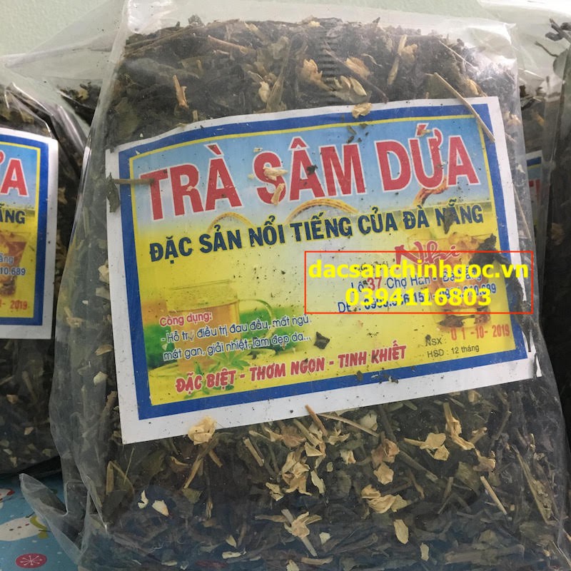 Trà sâm dứa 🚚 FREESHIP 🚚 Trà sâm dứa Đà Nẵng đặc sản nổi tiếng, nguyên chất, 500gram (hình ảnh thật)