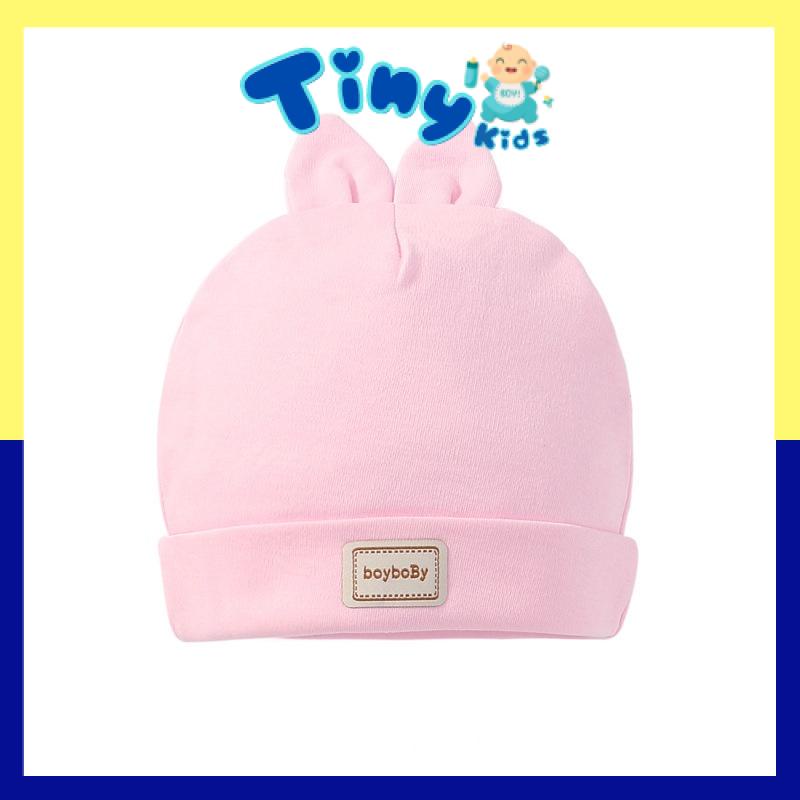 Set Mũ Kèm Yếm Sơ Sinh Chất Cotton Siêu Mềm - Tiny Kids