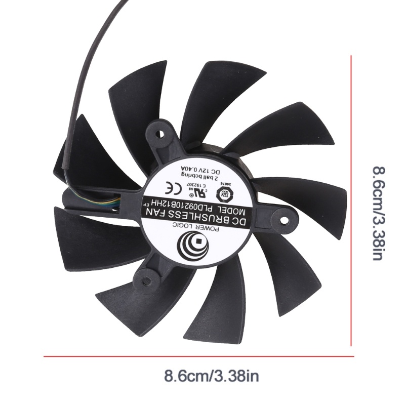 Quạt Tản Nhiệt Card Đồ Họa zzz 86mm PLA09215B12H 4Pin 12V 0 4A