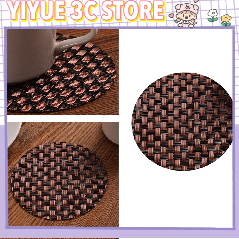 Tấm lót tách đan dệt nhựa PVC mini