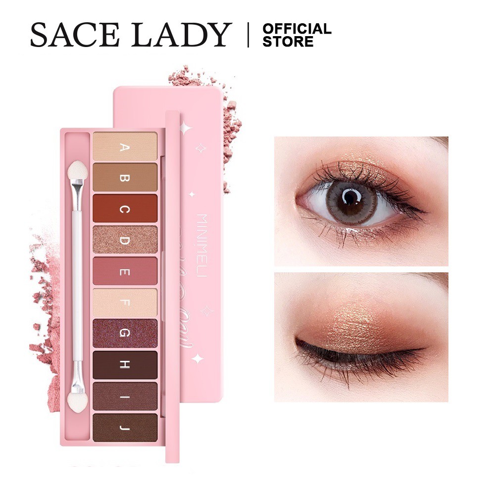 Bảng Phấn Mắt SACE LADY  Trang Điểm Lâu Trôi Thời Thượng 100g/pcs