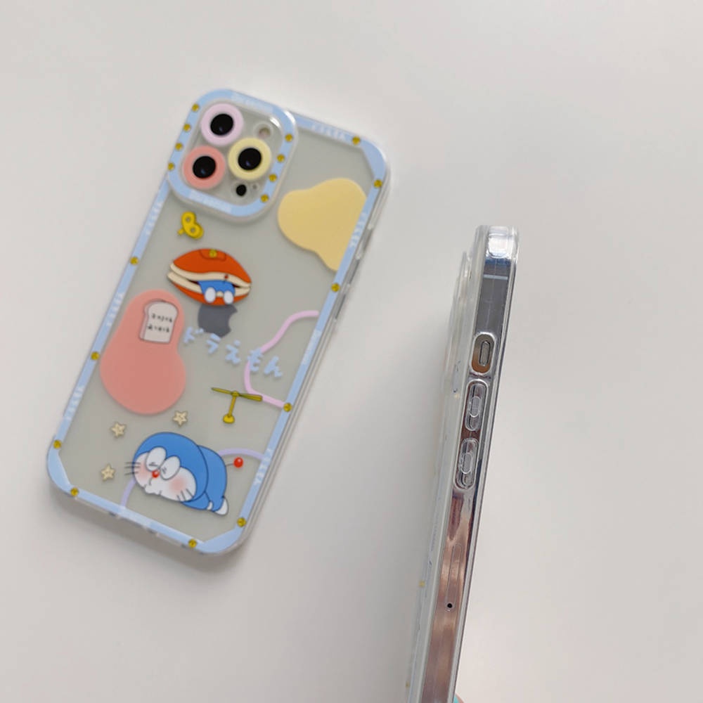 Ốp lưng IPhone trong lỗ viền camera  ĐOREMON 6plus/6s/6splus/7/7plus/8/8plus/x/xr/xs/11/12/13/14/pro/max/plus/promax