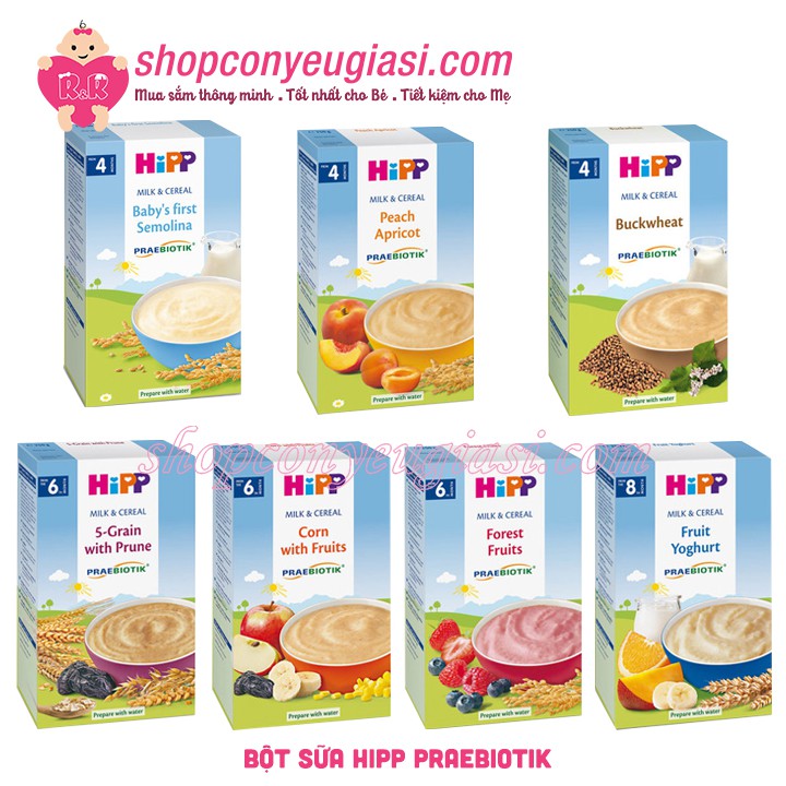 [HiPP] Bột Sữa HiPP Praebiotik 250g - Date 07.2023