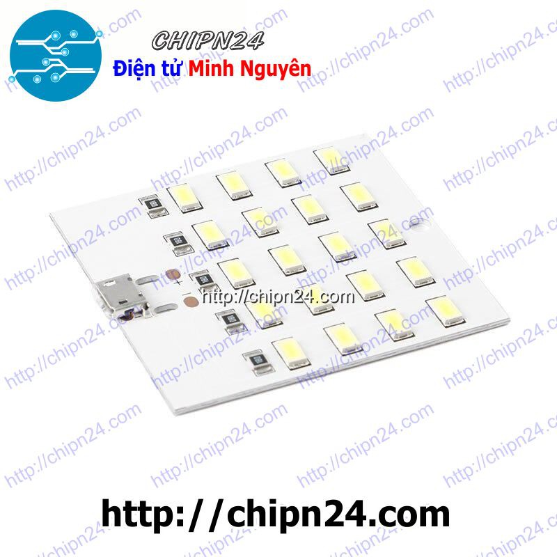 [1 pcs] Mạch 20 led siêu sáng USB 5V