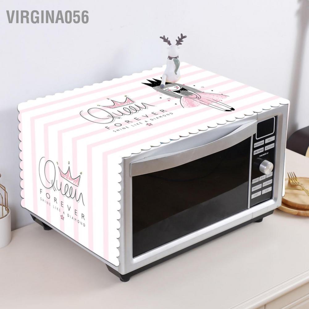 Virgina056 Lò vi sóng Bìa vải nướng Dễ thương Chống bụi Shiled dầu Đa năng Phong cách Bắc Âu Các bộ phận đơn giản