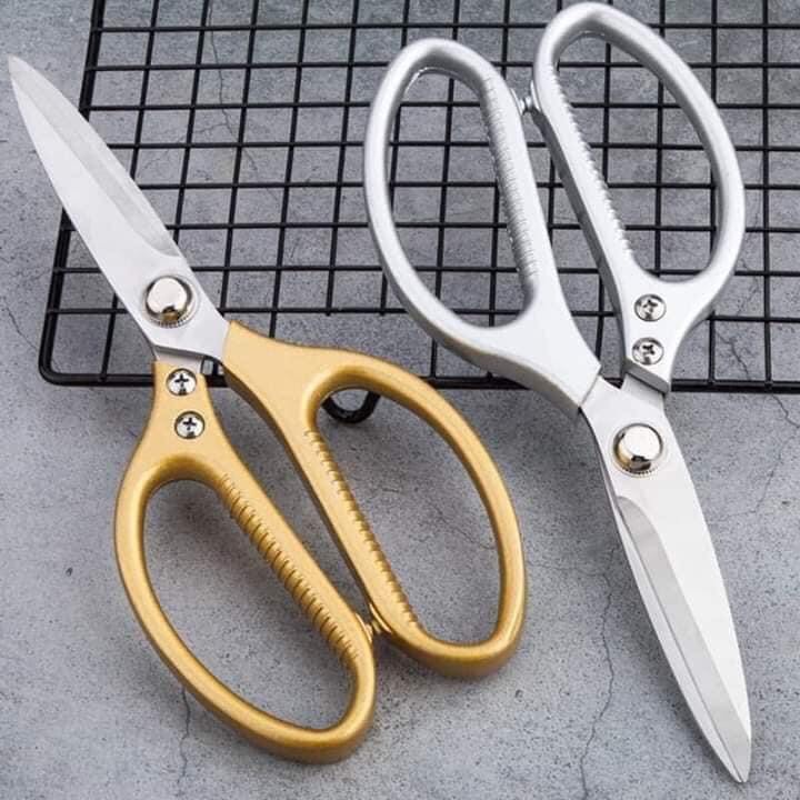 Kéo Cắt Nhà Bếp Đa Năng Hàng Nhật Size Lớn 23cm Lưỡi Dao Sắc Mũi Nhọn Làm Thép Không Gỉ