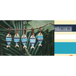 MÓC KHOÁ CÁ GỖ HANDMADE